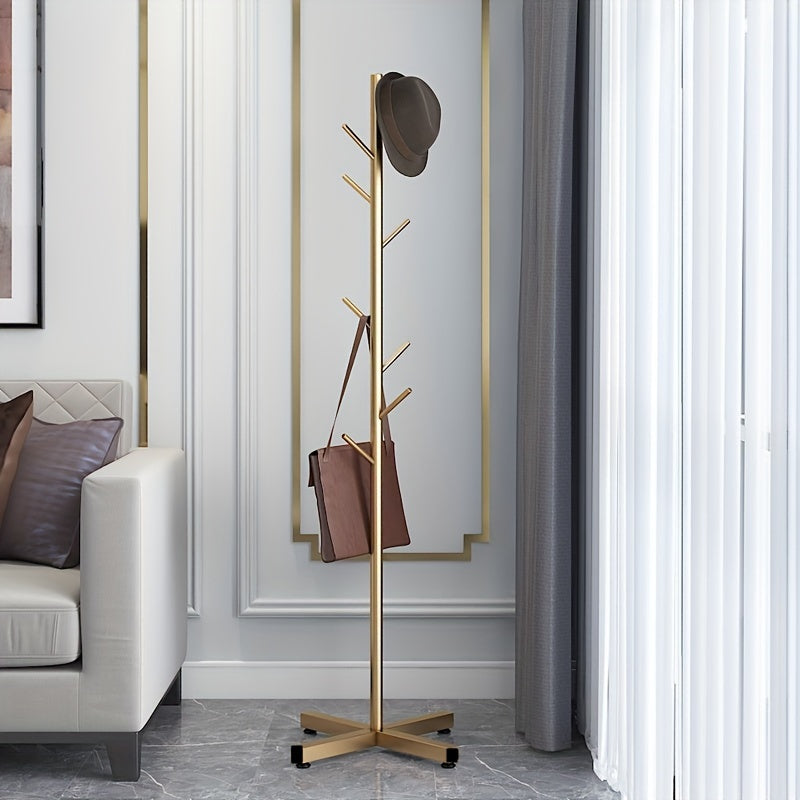 Elegant metallstativ med skallrdesign – praktiskt och stilfullt