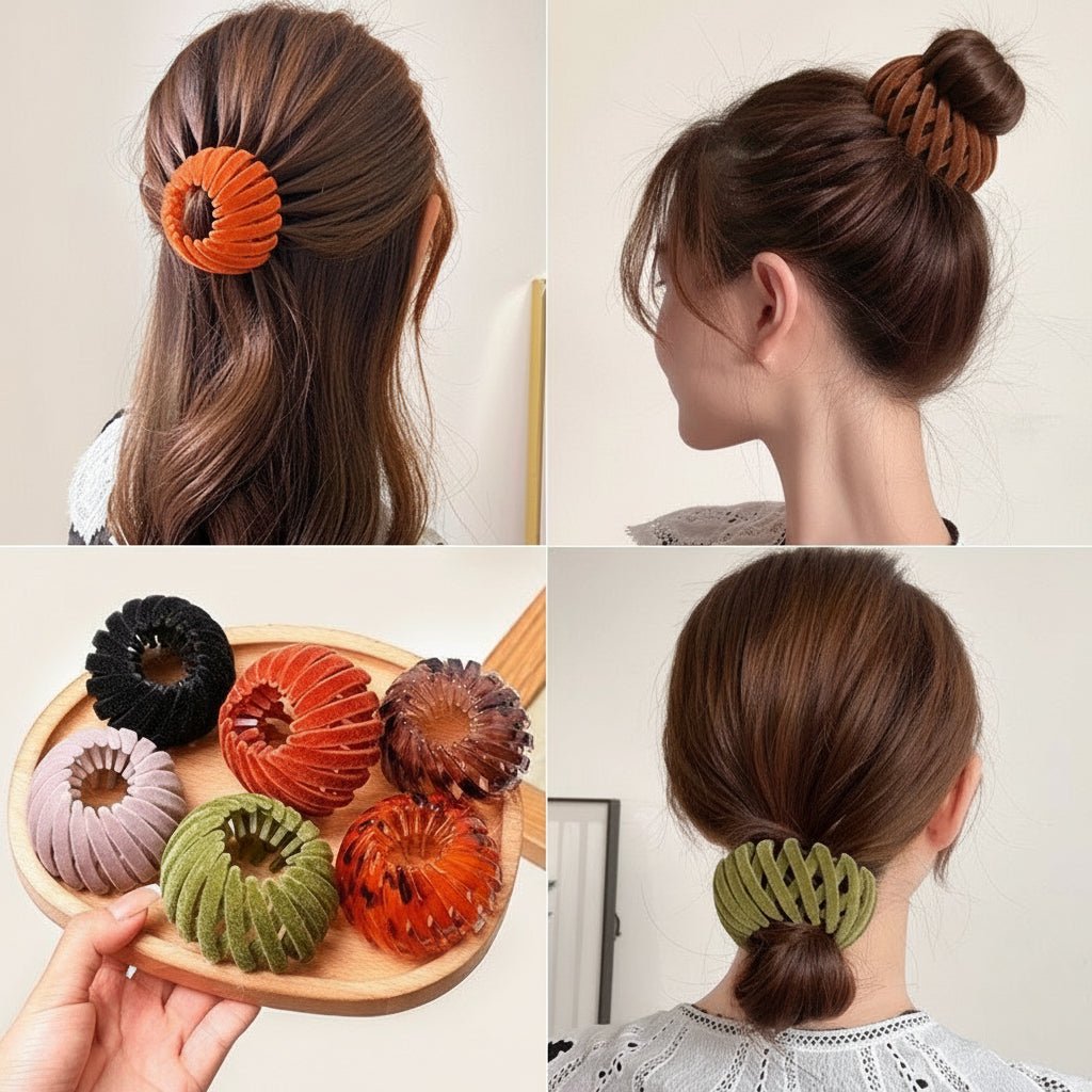 Fleksibel Hårklemme til Hurtige og Elegante Hårknolde