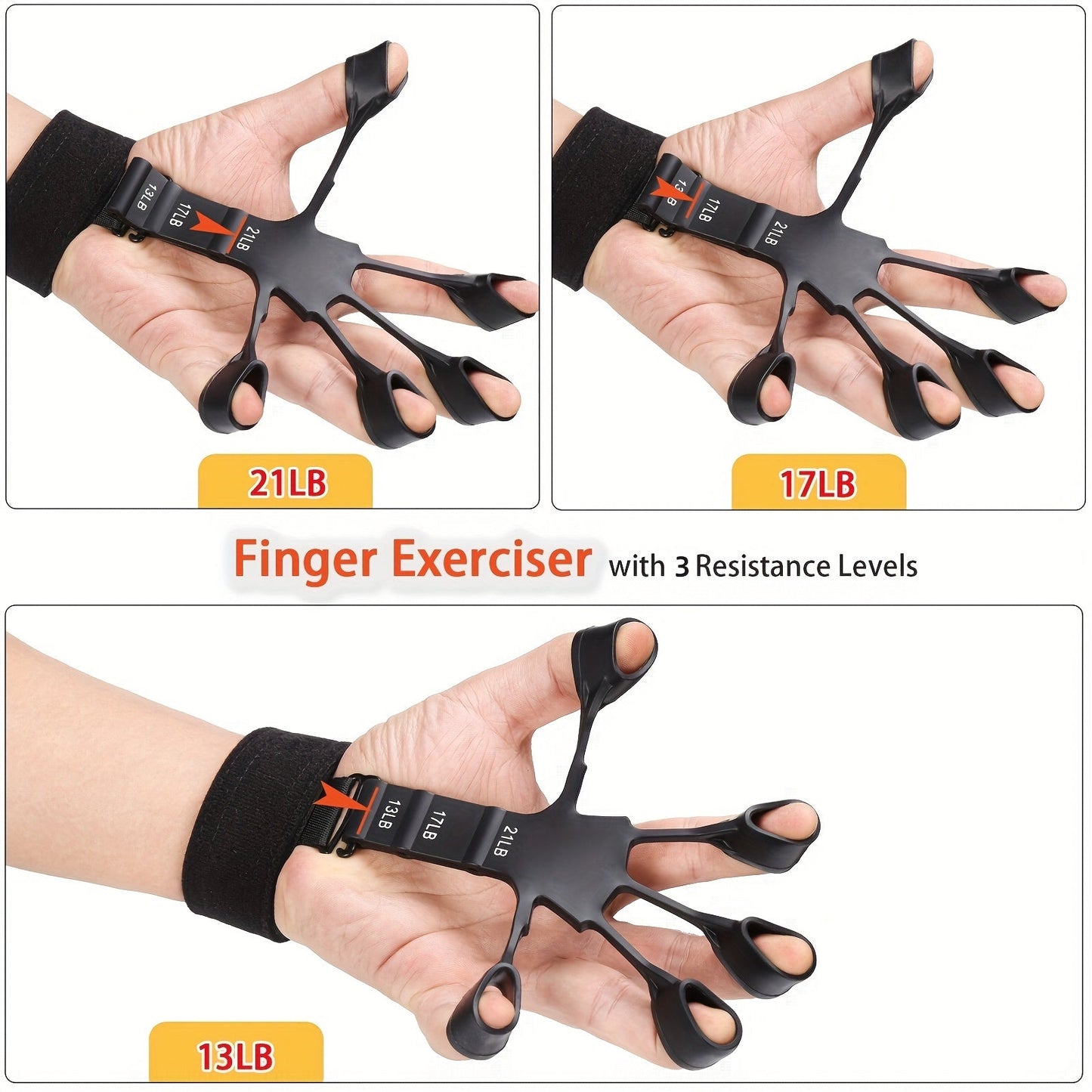 Handträningsset för Styrka och Flexibilitet – 5 i 1
