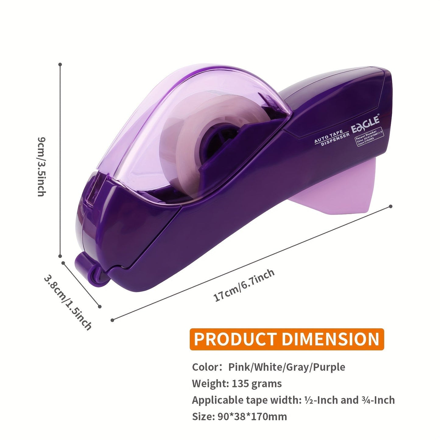 QuickSeal Tape Dispenser – Hurtig En-Hånds Påføring