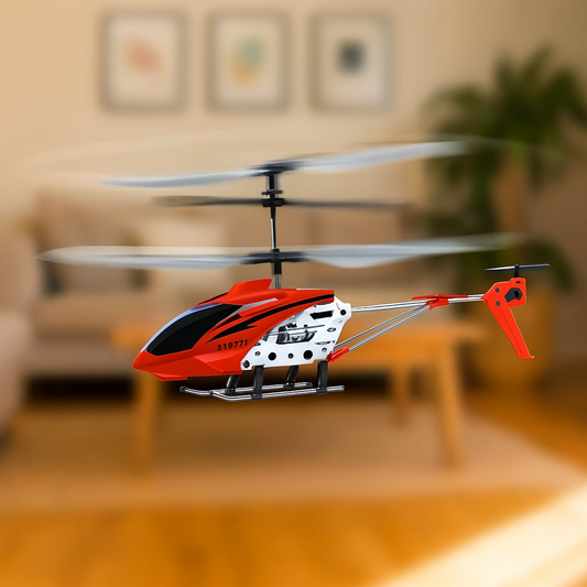 Mini Helikopter med Fjernstyring – Stabilitet og Sjov