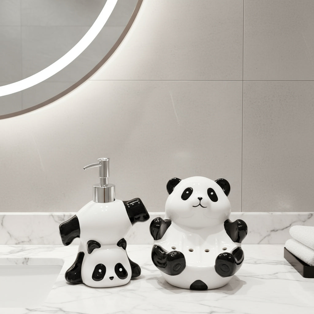 Fleksibel Panda Sæbedispenser