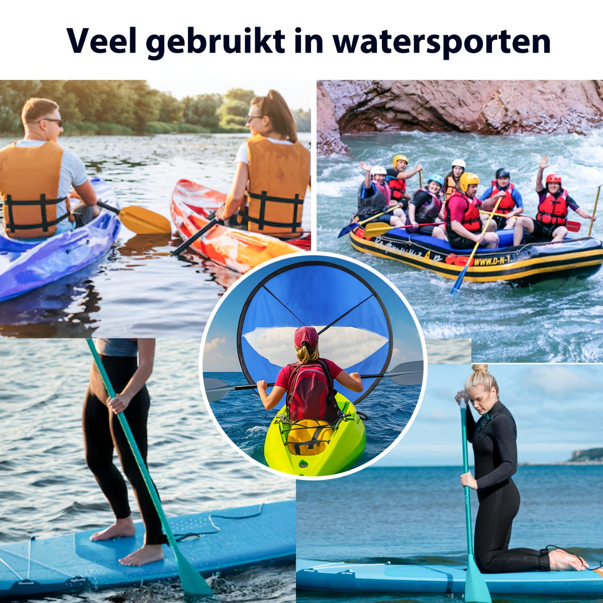 Hopfällbart kajaksegel – snabbare och enklare paddling