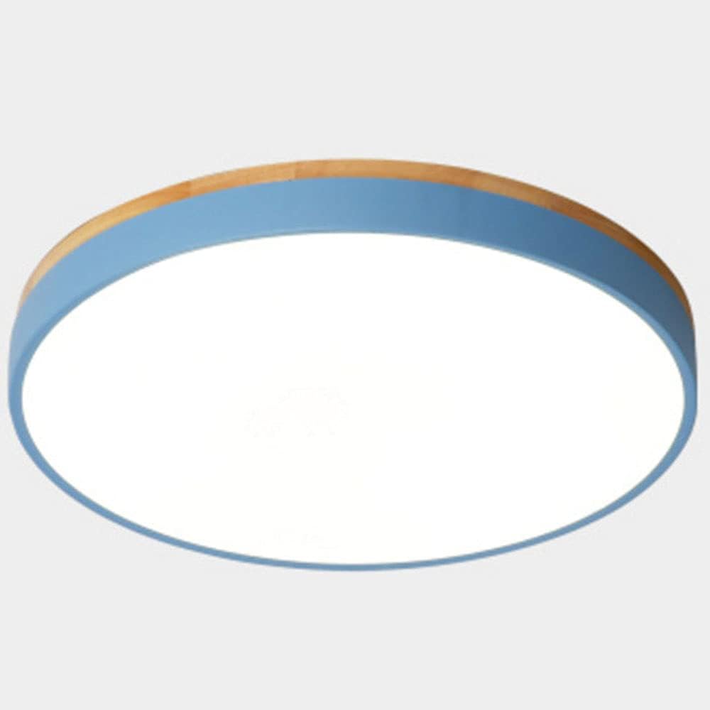 Moderne LED Loftslampe i Træ med Energibesparende Design