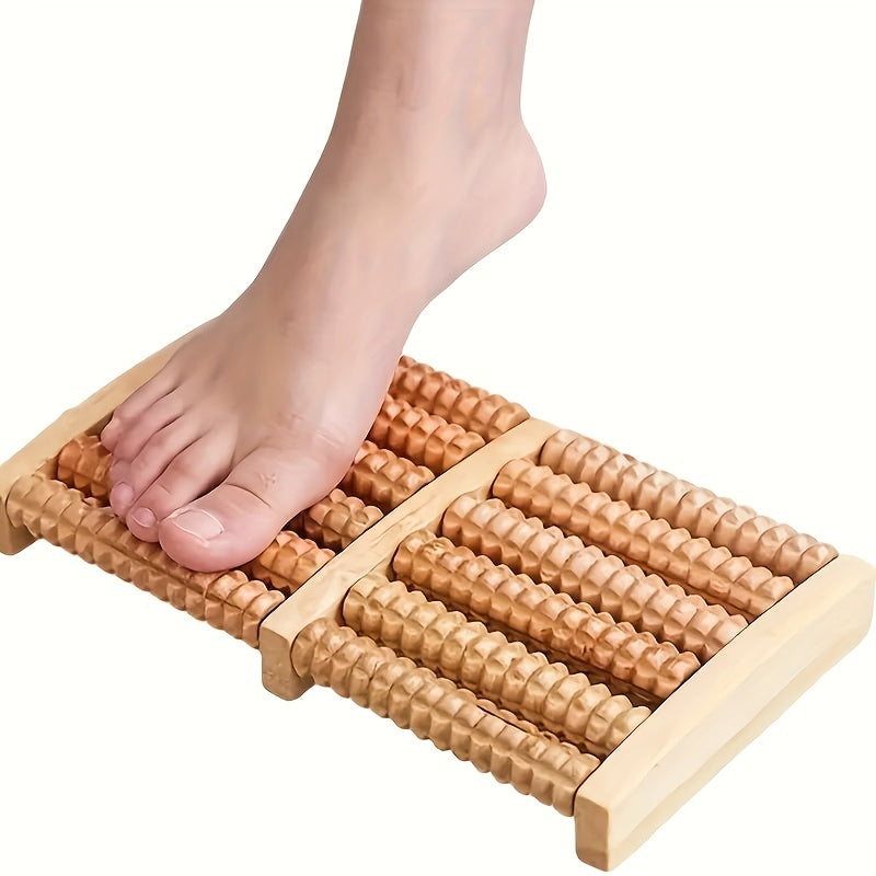 Fodmassagerulle i Naturtræ – Naturlig Luksus og Afslapning