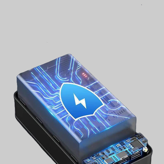 Bärbar powerbank med 50000 mAh och LED-skärm