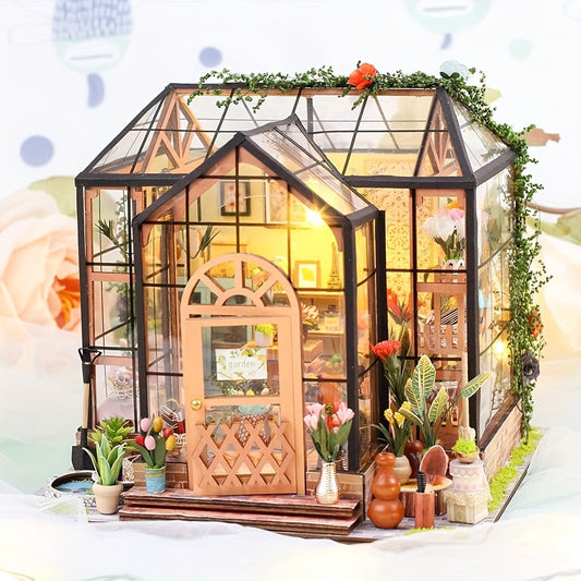 Miniature Planthus Boghylde – 3D Model DIY med LED Belysning