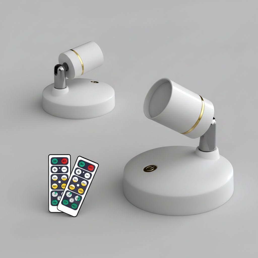 Trådlös LED-spotlight – Enkel montering & justerbart ljus