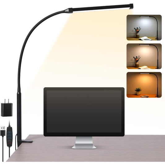 Justerbar LED Skrivebordslampe med Energibesparende Design