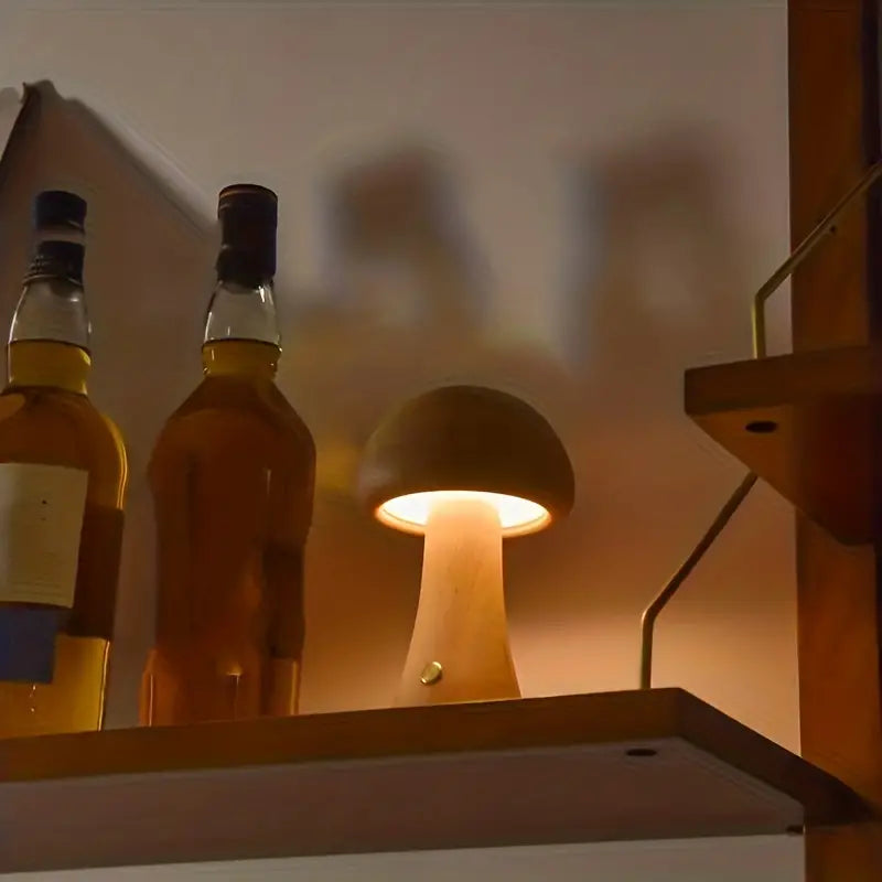 Mushroom Bordlampe – Elegant Belysning til Dit Hjem
