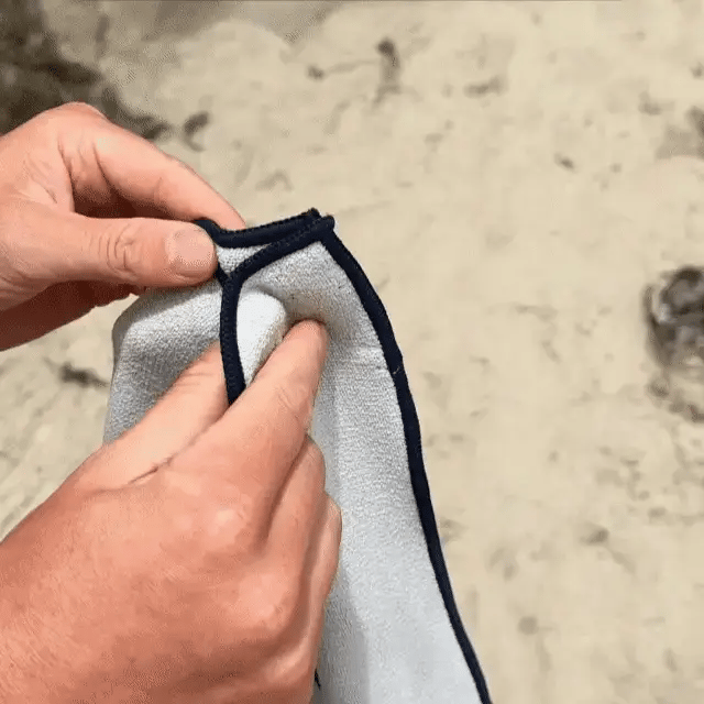 Effektiv magnetisk handduk för snabb torkning