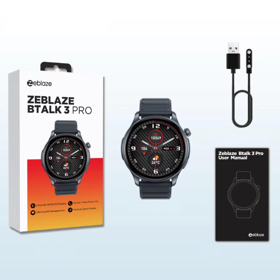 Smartwatch med AMOLED-skærm og Hi-Fi Bluetooth-opkald