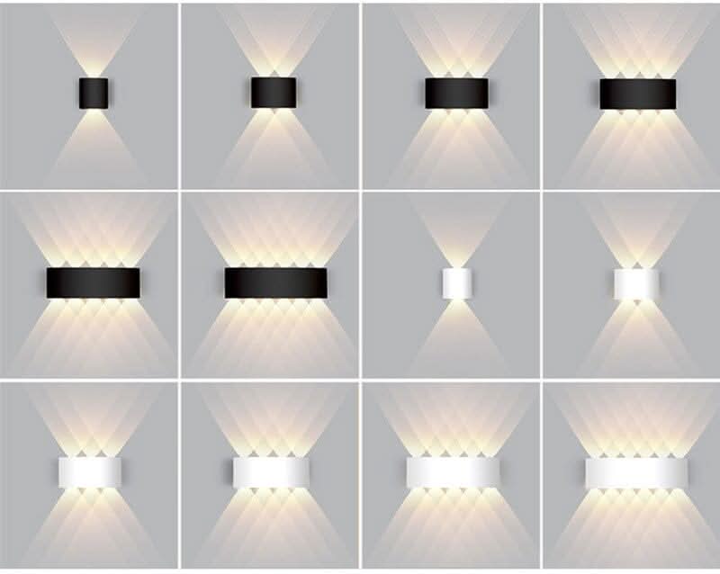 Vejrbestandig LED Væglampe til Udendørsbrug – Elegant Belysning i Aluminium