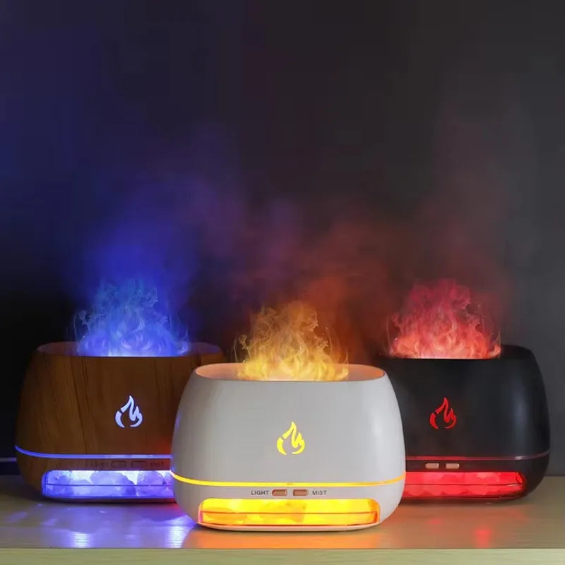 Aromadiffuser med Himalayasalt og stemningslys