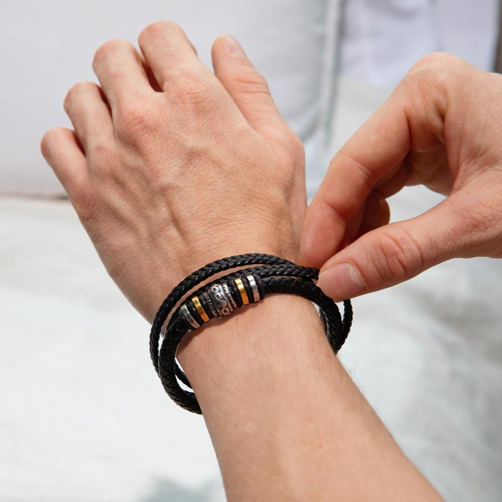 Armbånd med evig kærlighed – Gave til min søn