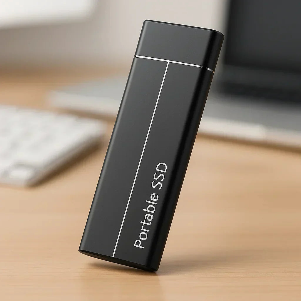 Bärbar SSD med 5TB lagringsutrymme – Extern hårddisk med snabb överföring