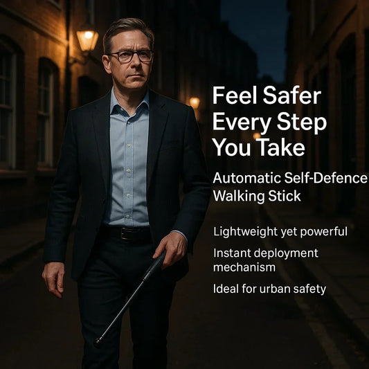 Automatisk gångstav för säkerhet och vandring