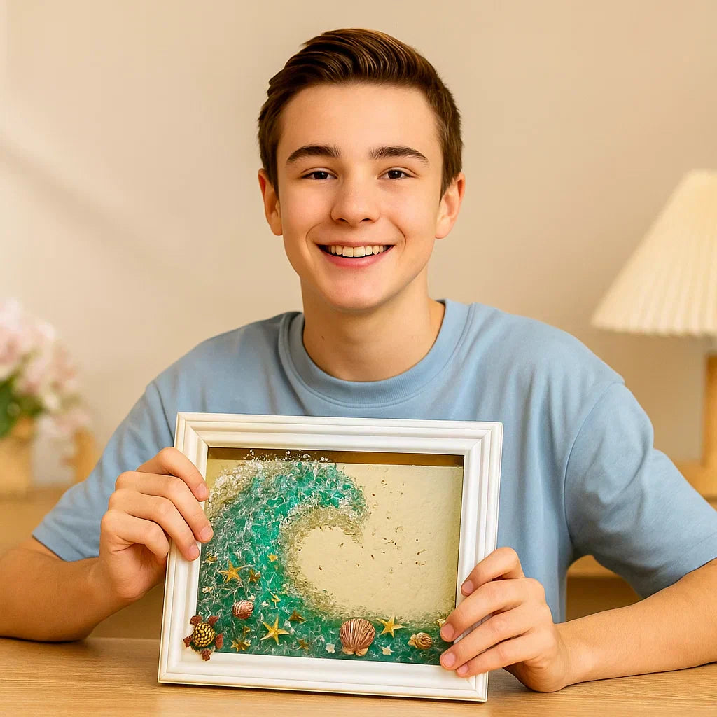 DIY Set Hav Glas Konst