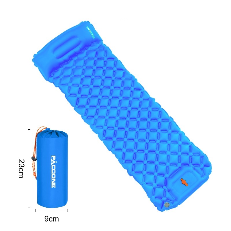 Ultralight Vandtæt Campingmadras med Indbygget Pumpe