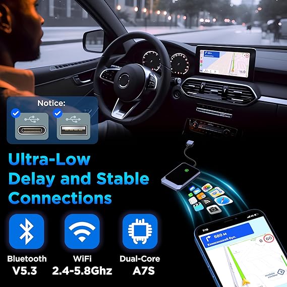 Trådlös CarPlay-adapter – Gör din bil smartare