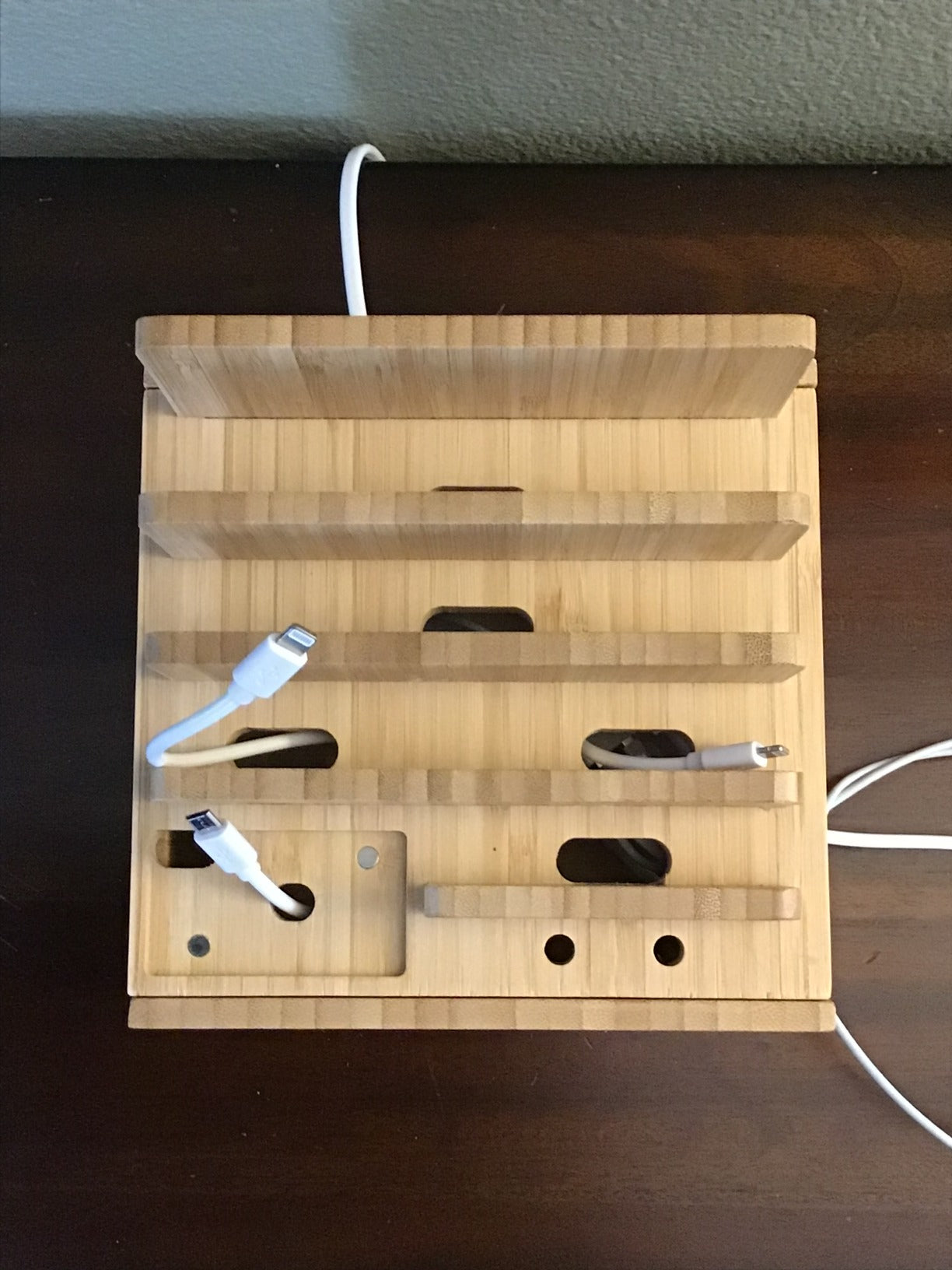 BambooCharge Hub | 5-Port USB Oplader & Organizer