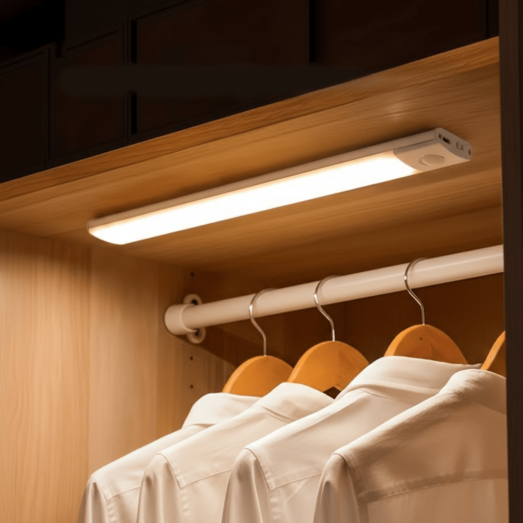 Trådlös LED-skåpbelysning med rörelsesensor – Enkel Installation