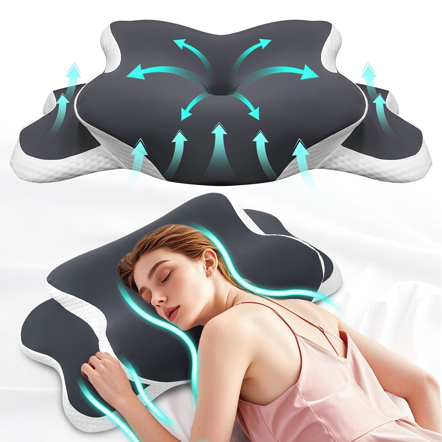Ergonomisk nackkudde i memoryskum – Optimalt stöd och komfort för natten