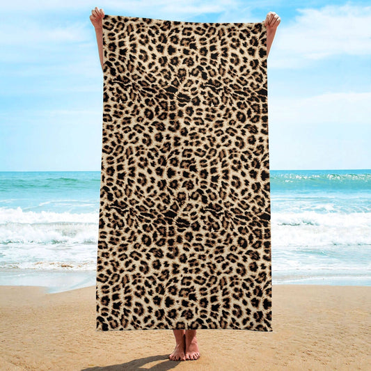 Supermjuk Mikrofiberstrandhandduk - Snabbtorkande Design