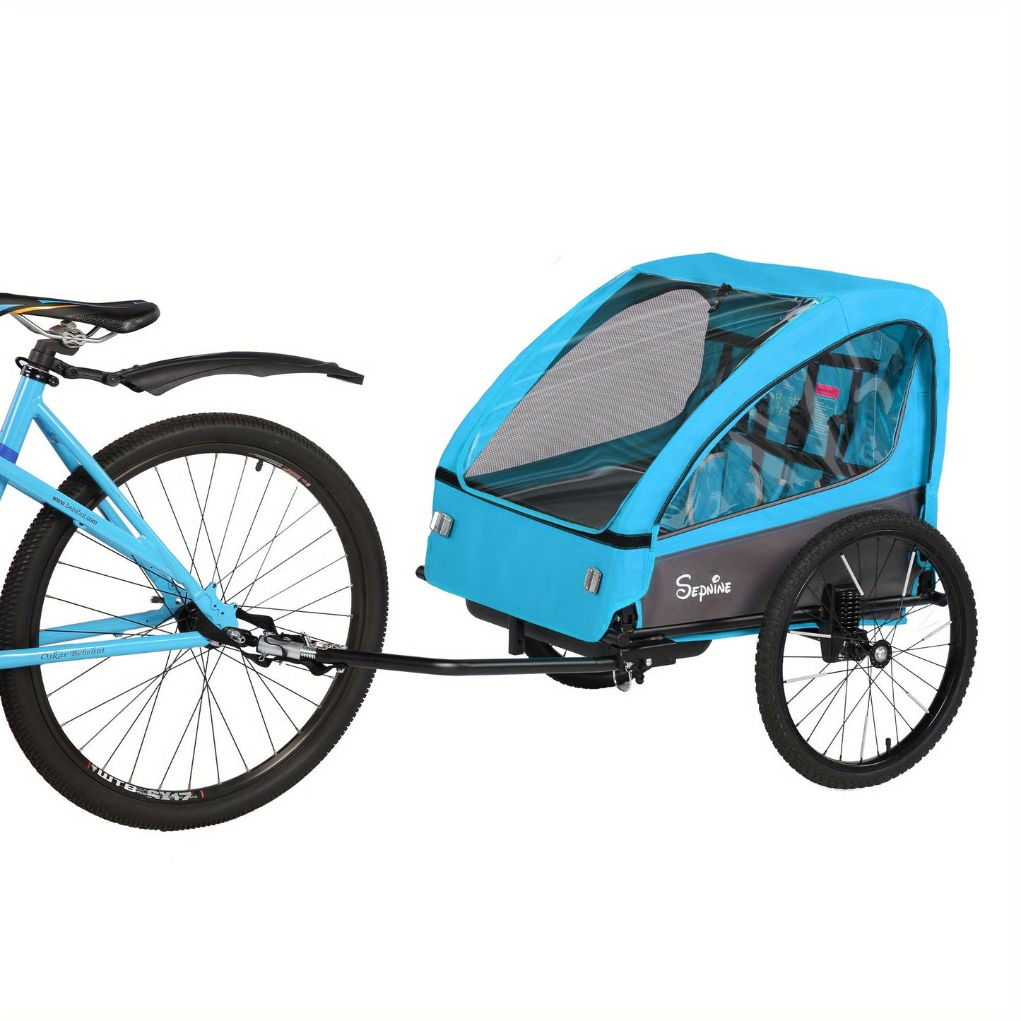 Fleksibel 2-i-1 Cykeltelt – Sammenklappelig og Behagelig til To Personer