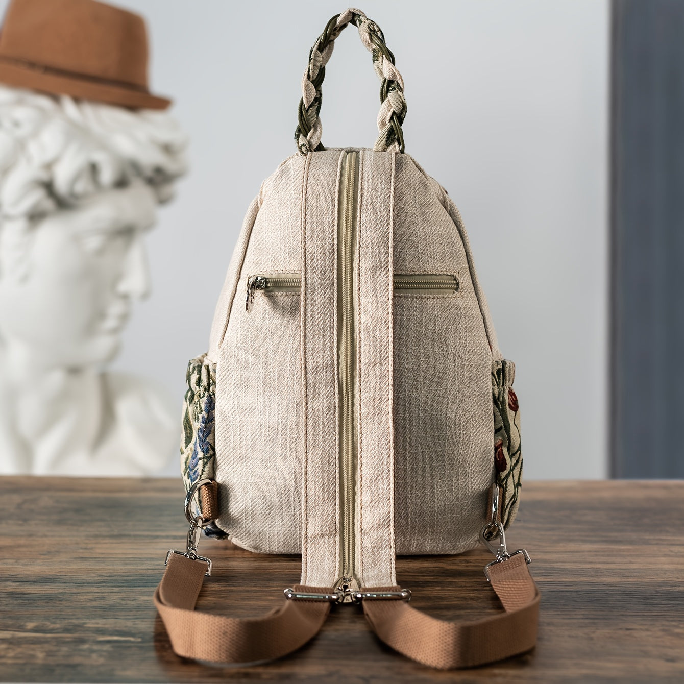 Farverig EthnoStyle Taske – Praktisk og Håndlavet