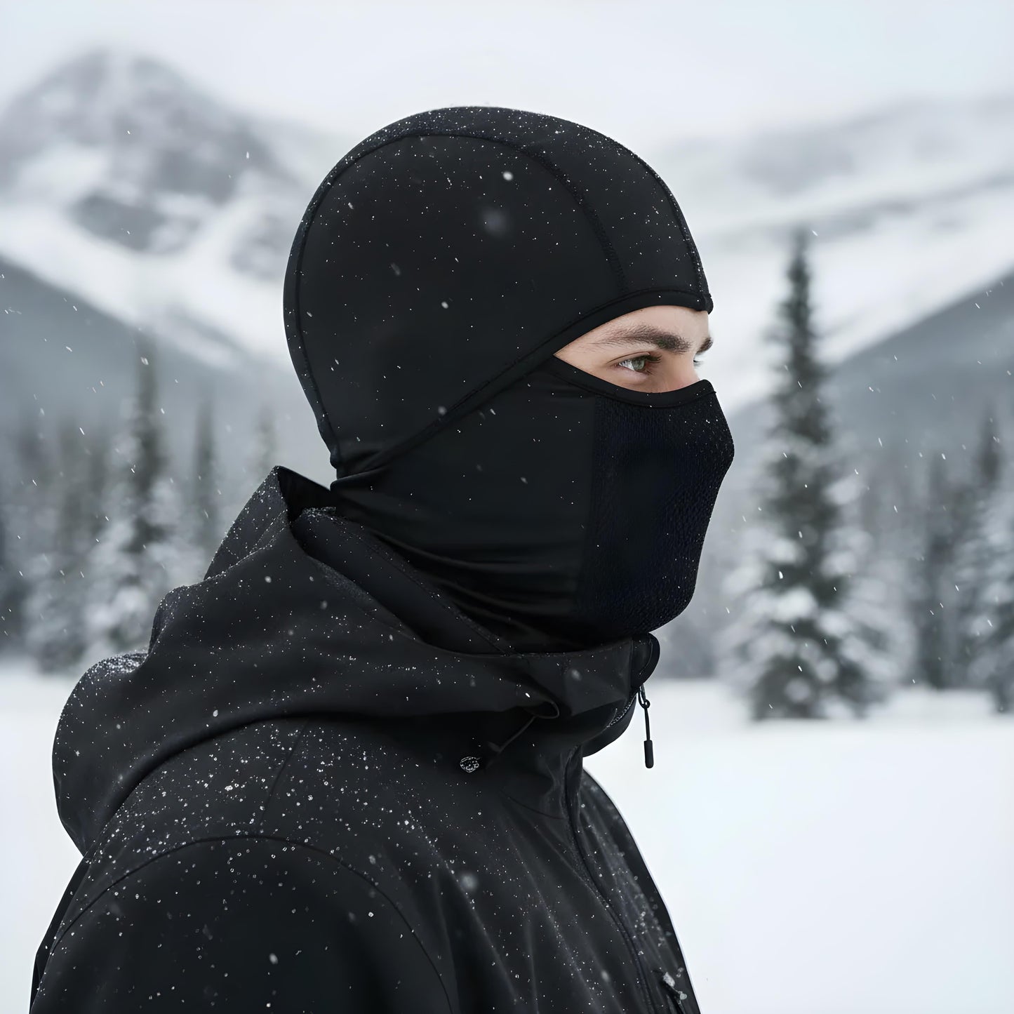 Andningsbar skidmask för komfort och optimalt skydd mot kyla