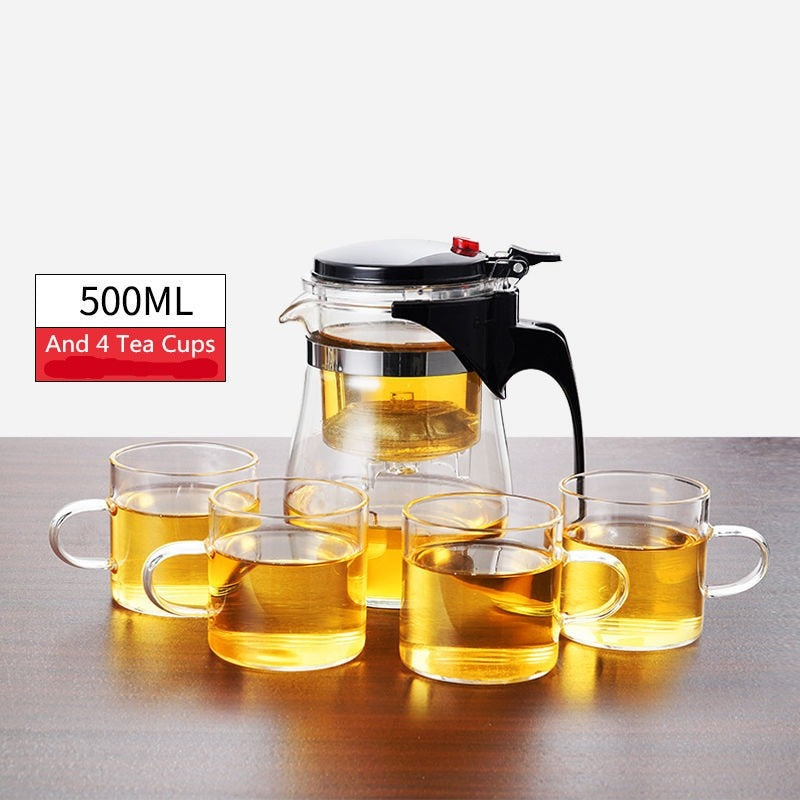 TeaTime Varmebestandig Glas Teapot
