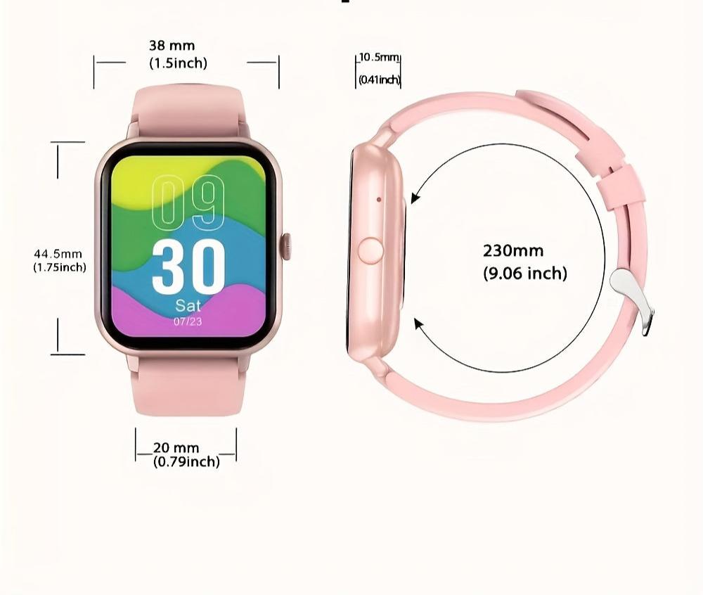 Smartwatch med 100 Sportstilstande og Komplet Touchskærm