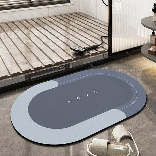 Hurtigttørrende Bademåtte 50x80 cm – Komfort & Absorption