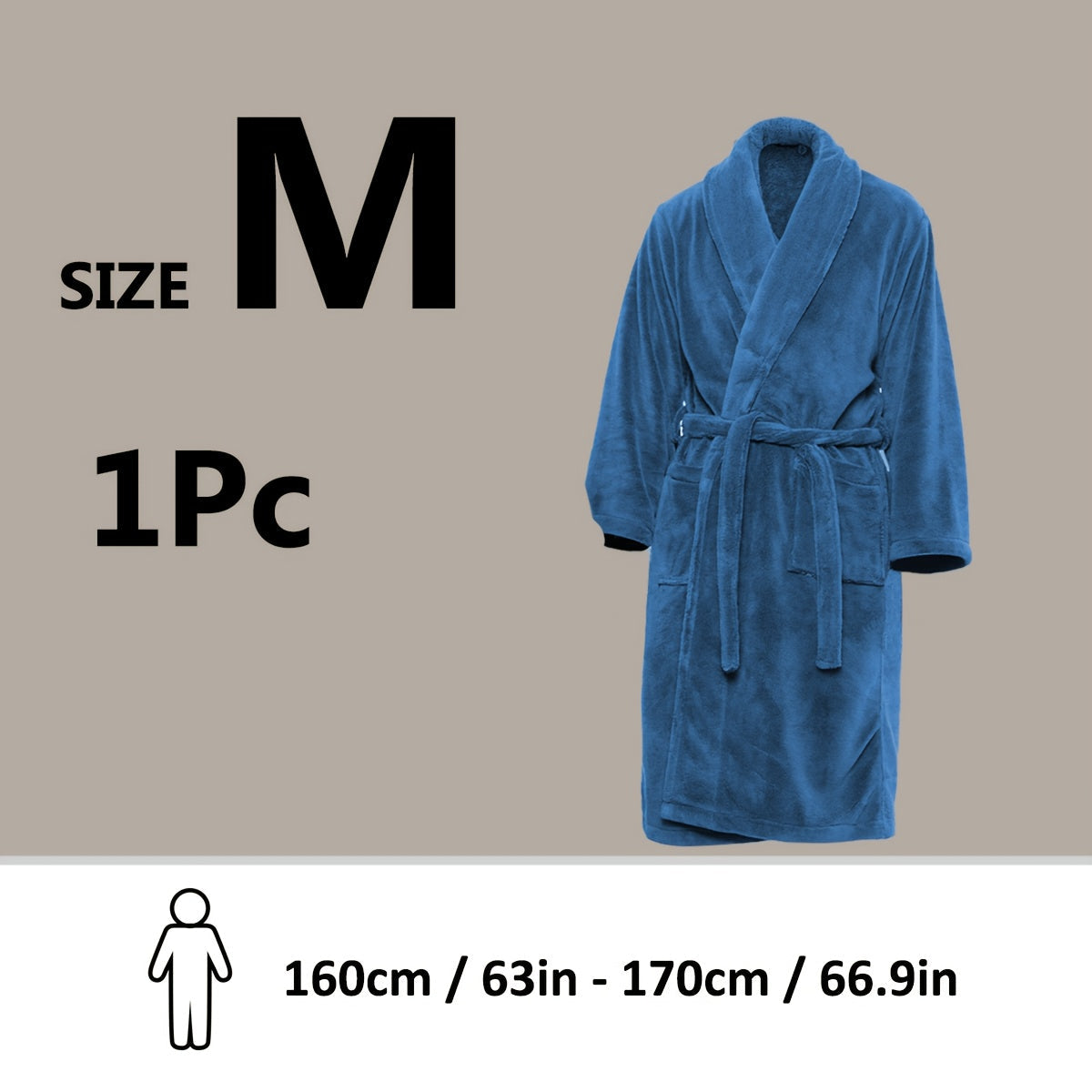 Lyxig Unisex Badrock i Mjuk Fleece – Komfort och Värme