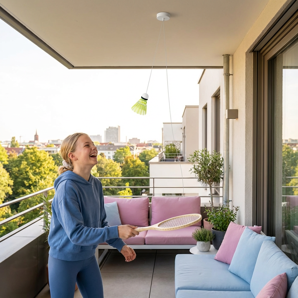 Inomhus badmintonset för hemmet