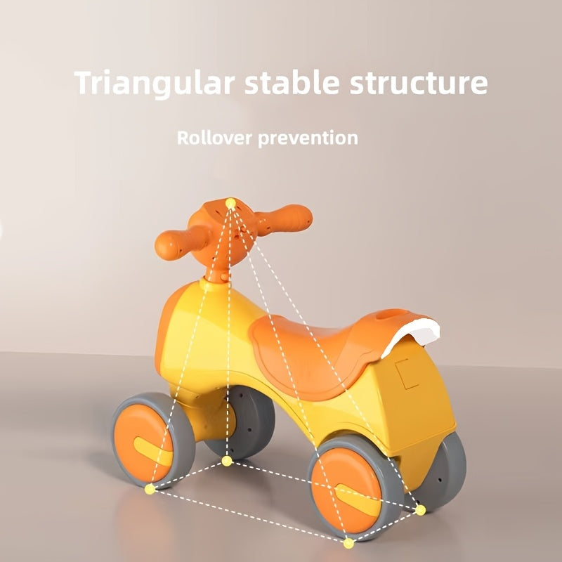 Sikker Balancecykel til Børn – Lær at Gå og Stå med Farverig Sjov
