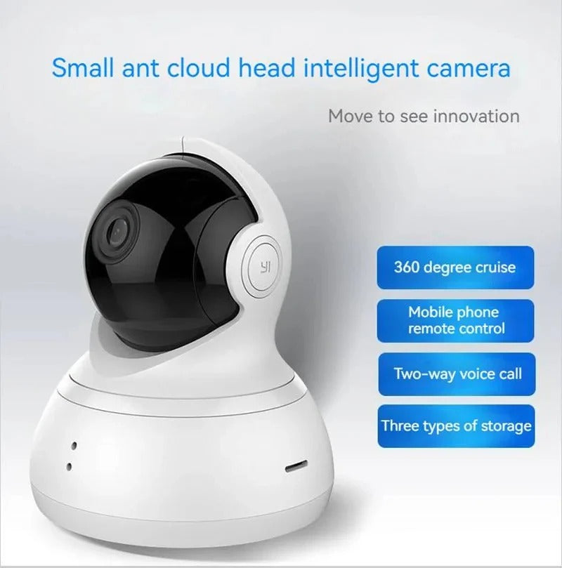 Smart Babyvakt med 360° Mörkerseende och Tvåvägs Audio