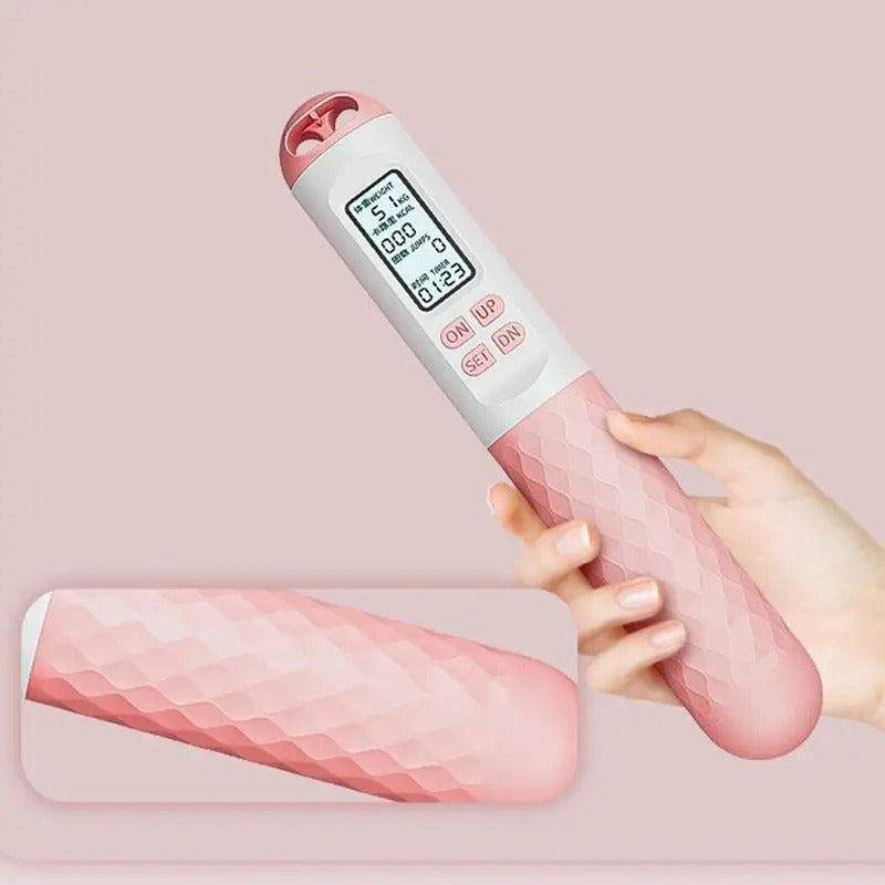 Sladdlöst viktat hopprep med räknare – Effektiv träning hemma
