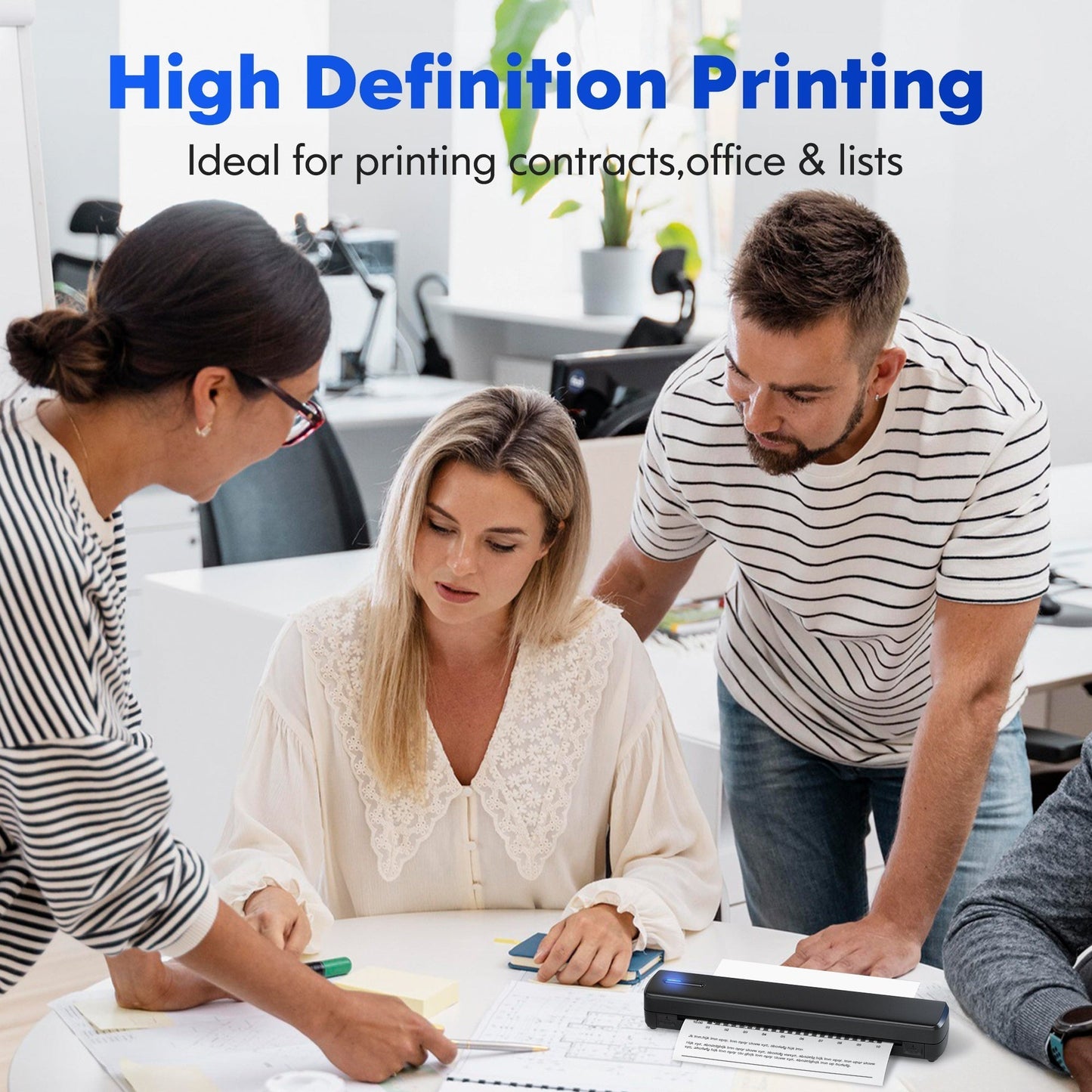 Trådløs Mini Termisk Printer – Praktisk Kompakt Printløsning til Rejsende