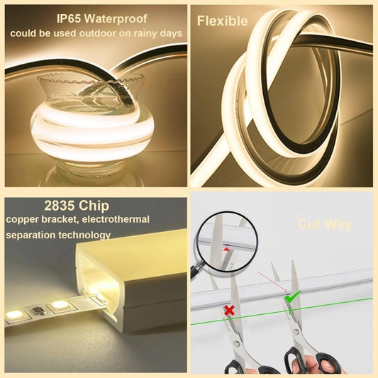 Flexibel LED Ljuslist - Vattenresistent - 5m/10m - Inomhus och Utomhus