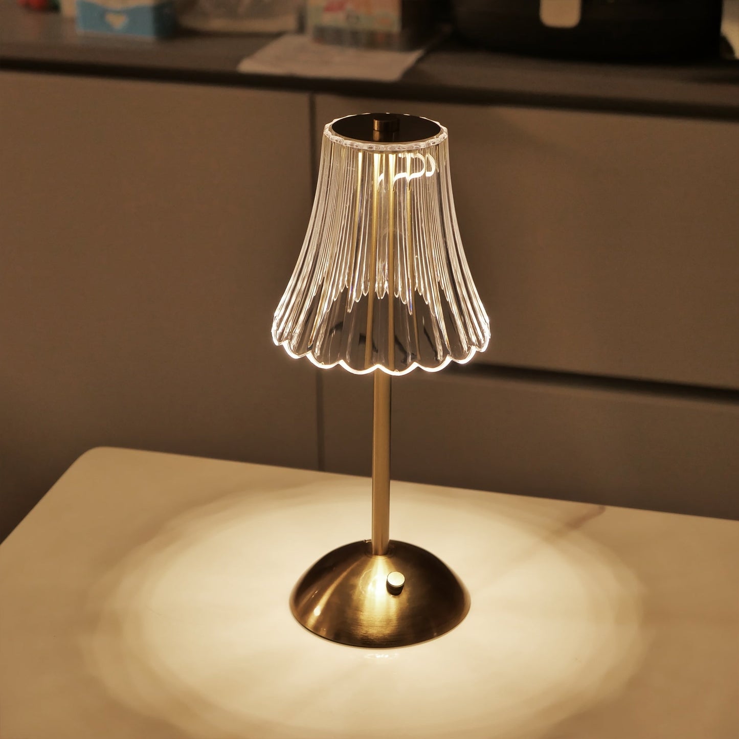 Elegant og Justerbar LED Bordlampe med Touch Sensor