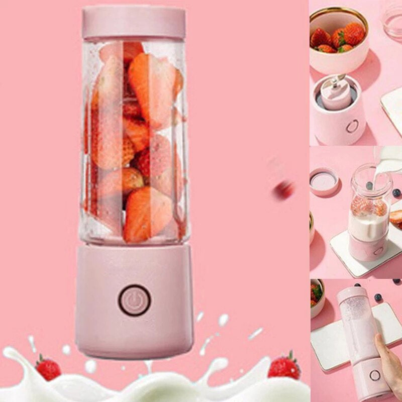 Mini Helper Bärbar Fruktjuicer Blender