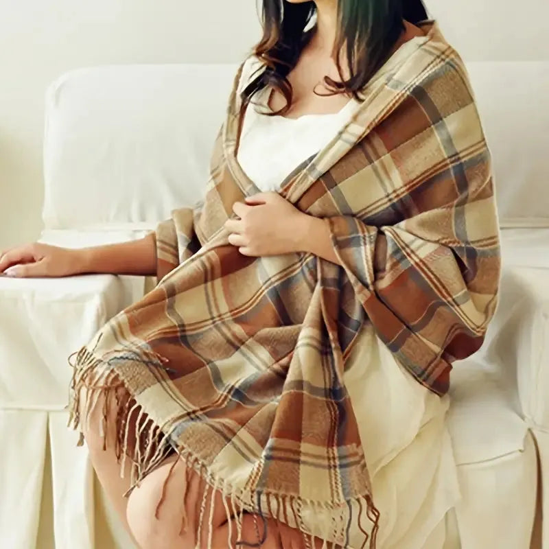Elegant Cashmere Tørklæde - Varmt og Stilfuldt til Alle Sæsoner