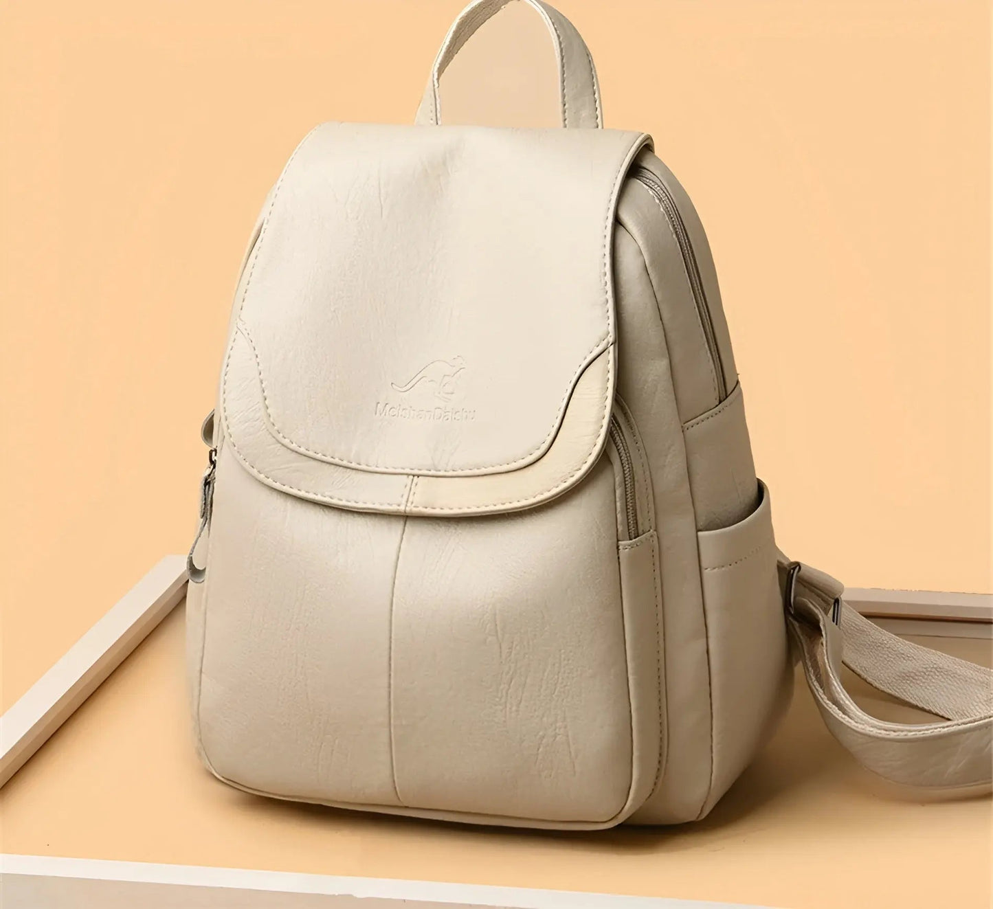 Elegant vintage-ryggsäck för dam – Vela