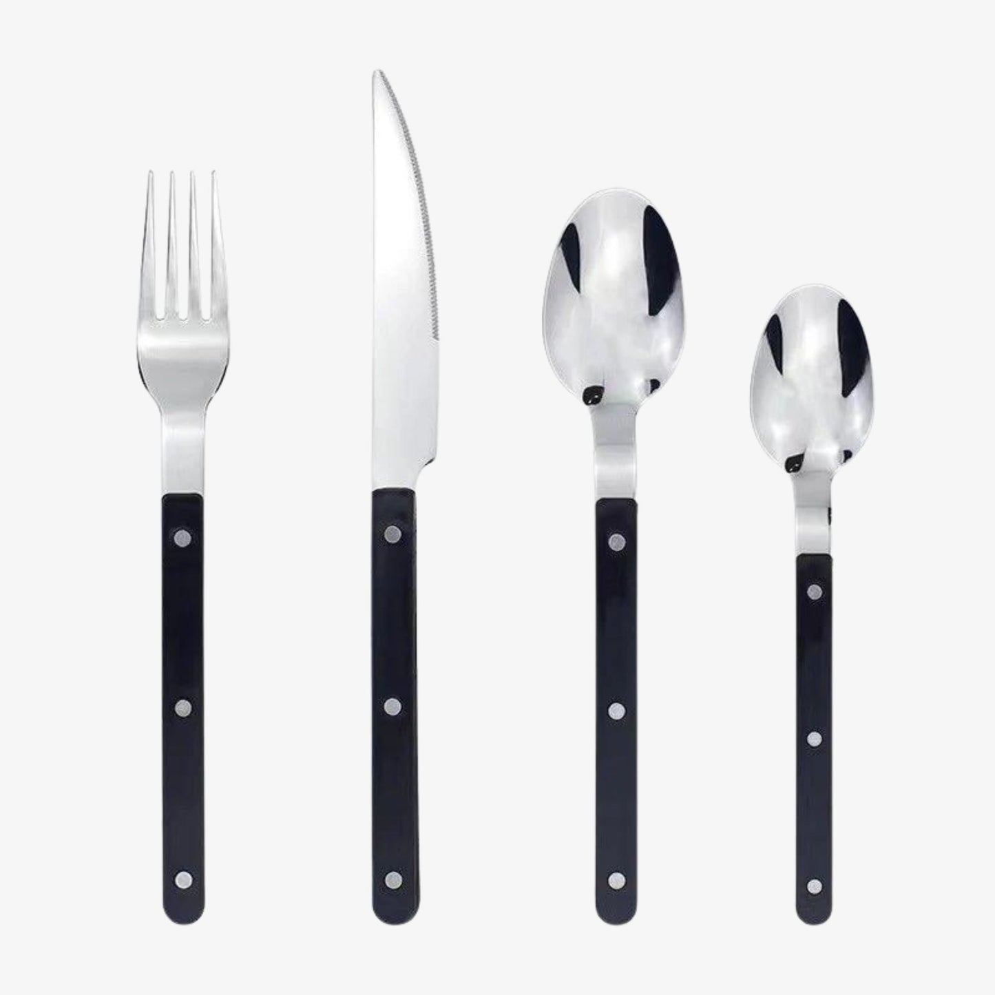 Elegant Sæt af 24 Stk. Rustfrit Stål Bestik – GourmetKlassik