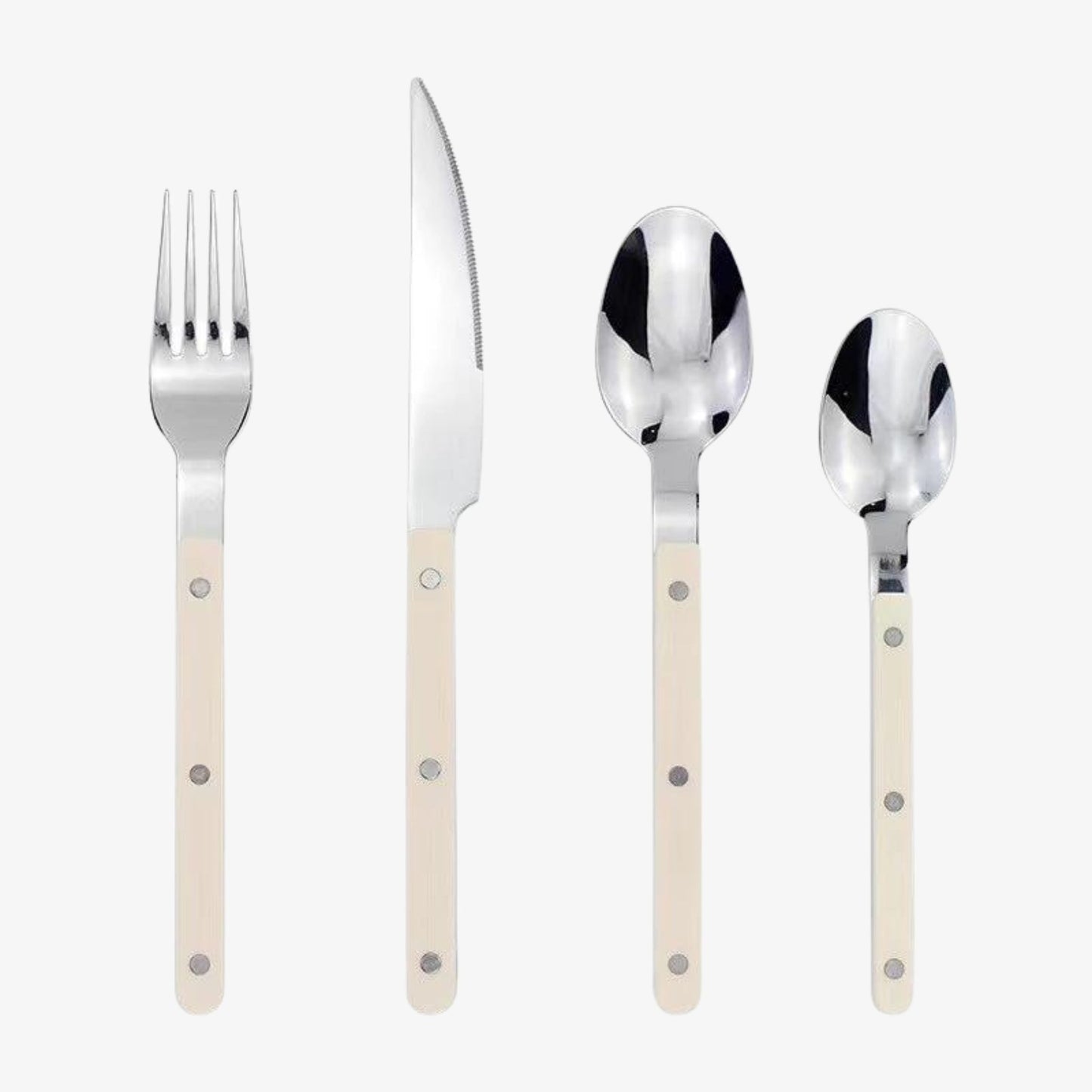 Elegant Sæt af 24 Stk. Rustfrit Stål Bestik – GourmetKlassik