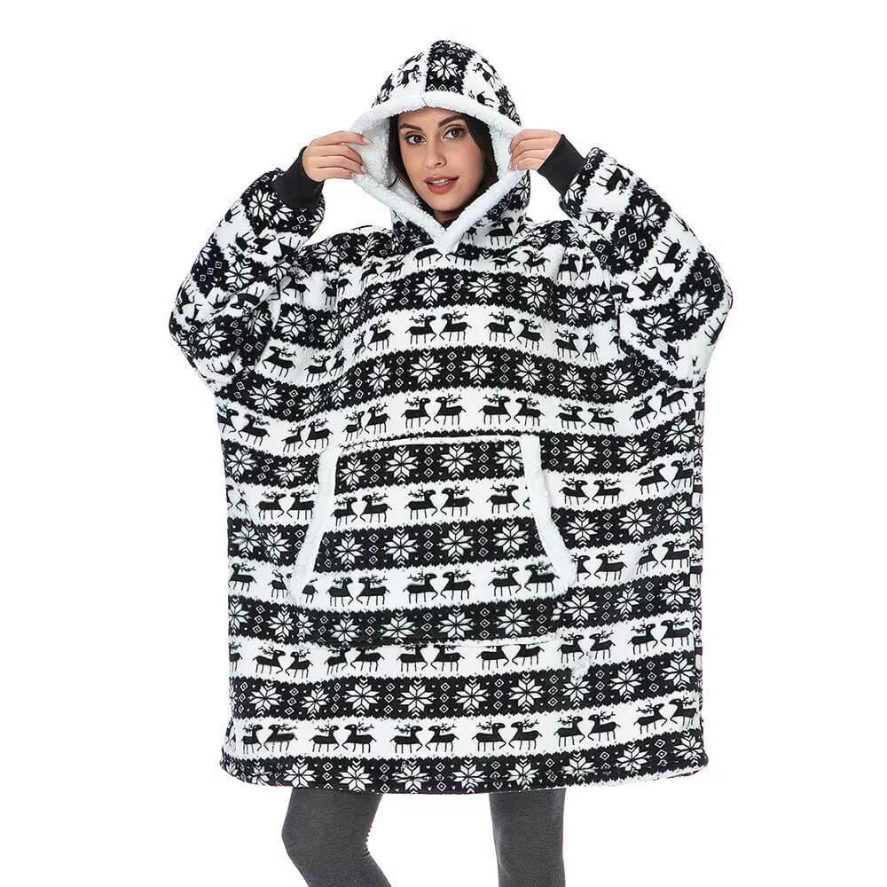 Komfortabel og Luksuriøs Hoodie til Vinterbrug