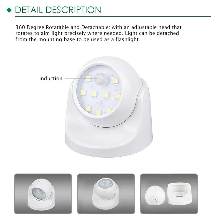 Trådlös LED-lampa - Ljusskydd