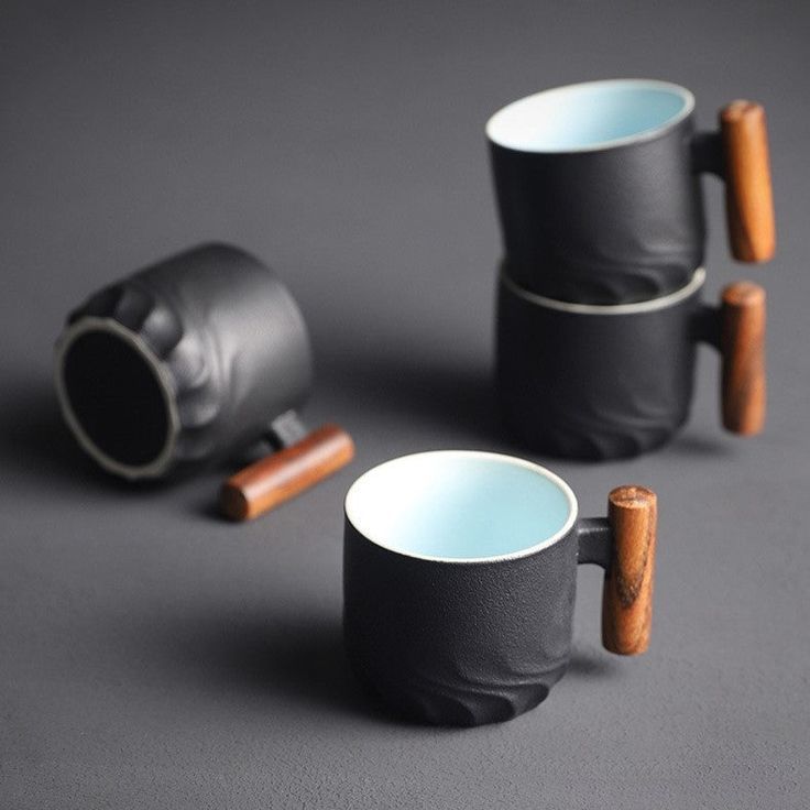 Porcelænsbechersæt - Stilfuld nydelse, 6 dele, 70ml